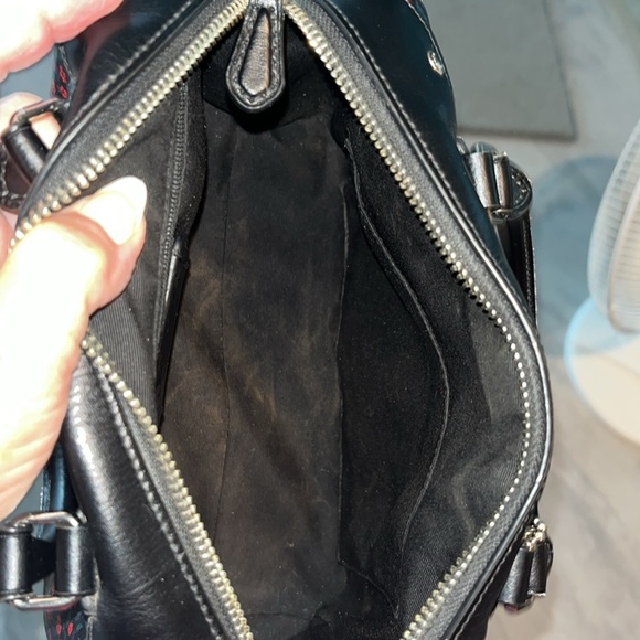 Coach   Mini Bennett Satchel  Small floral design/black leather F59445 Crossbody - Picture 15 of 17